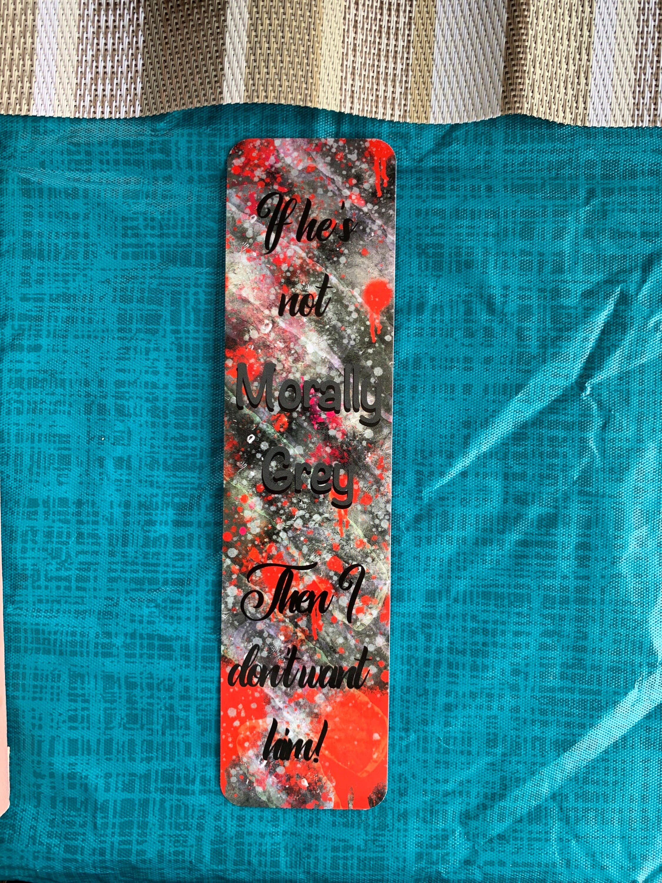 Messterpieces - Wholesale Bookmark - CLEARANCE 8x2 in Morally Grey Bookmark2