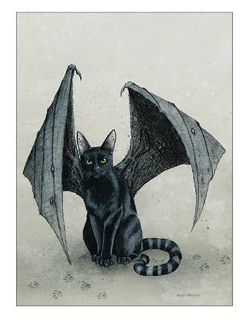 The City Bat - Artist:Maggie Vandewalle - FF213 for wholesale by Masala Cards