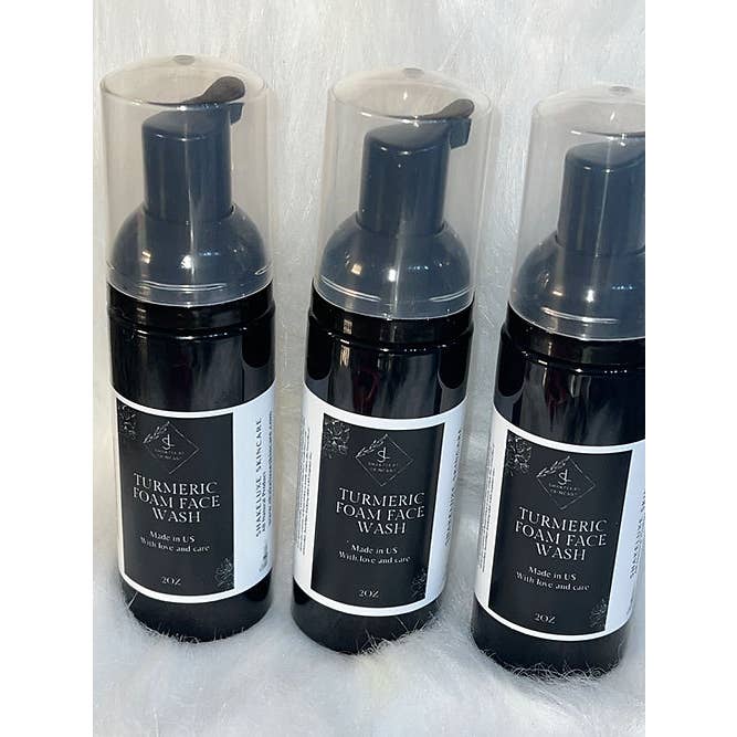 Turmeric Lemon Foam Wash for wholesale by ShakeLuxe Skincare