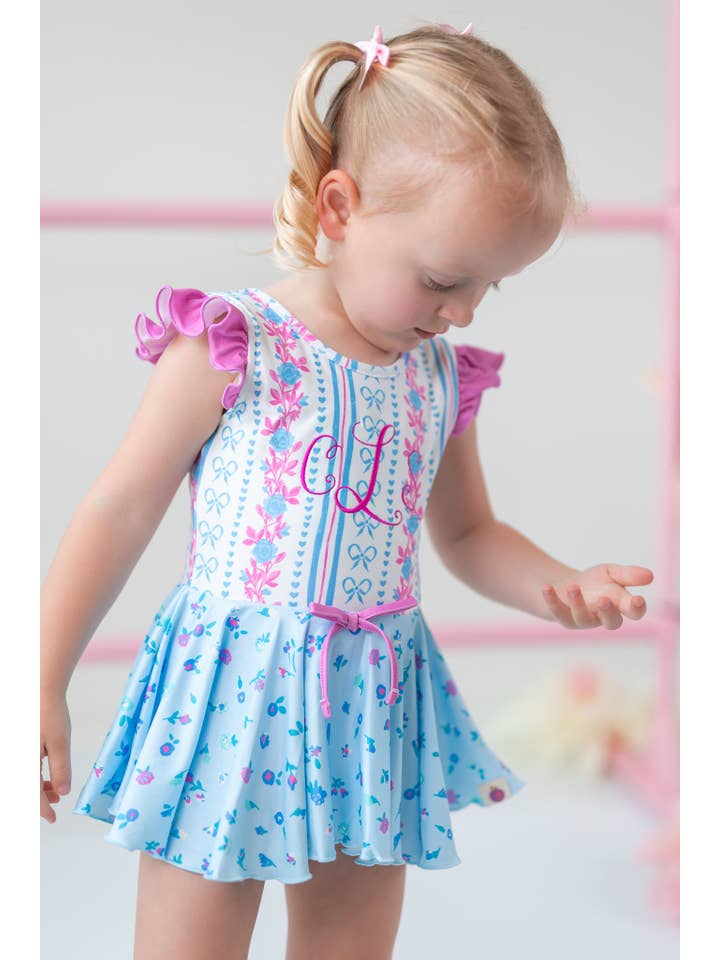 Cheeky Plum - Venta al por mayor Leotardos - Niños - Farrah Leotard - Rosé Ribbon Luxe16