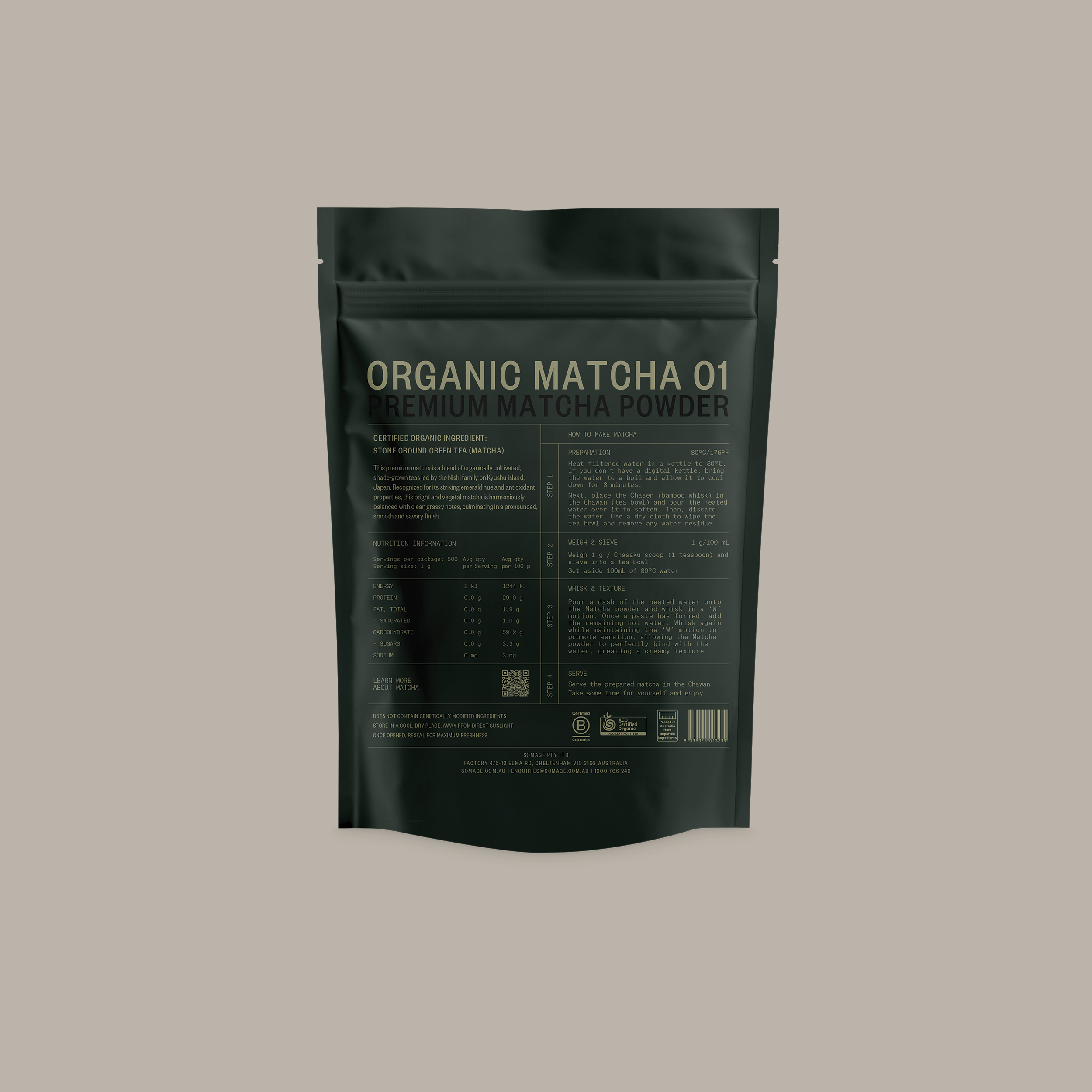 Somage - Wholesale Health/Detox Tea - Matcha 011