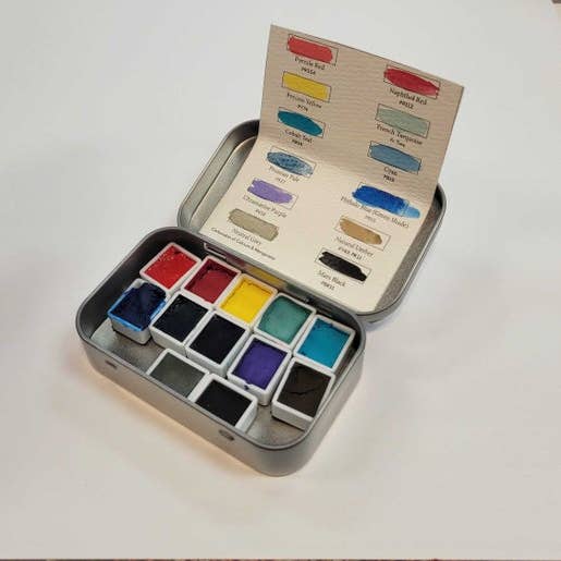 Push/Pull Supplies - Urban Sketcher 12 Pan Watercolor Set for wholesale by Push/Pull