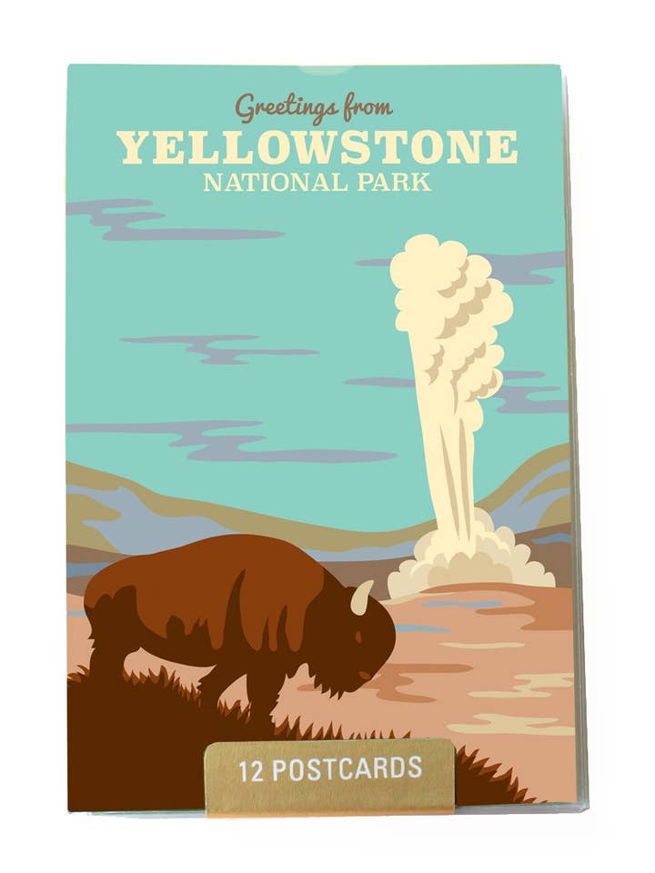 Yellowstone 12 Postcard Set for wholesale by The Imagination Spot