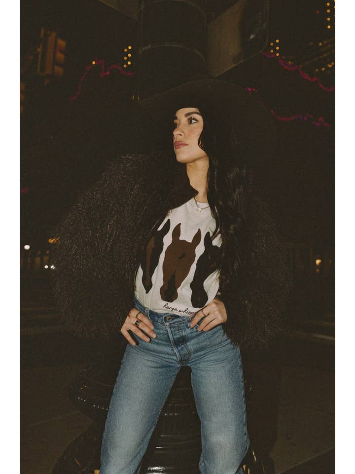 Rodeo Hippie - Wholesale Jacket - Women's - LUXE COWGIRL FAUX FUR JACKET IN BROWN (Pre-pack 2/2/2/1)6