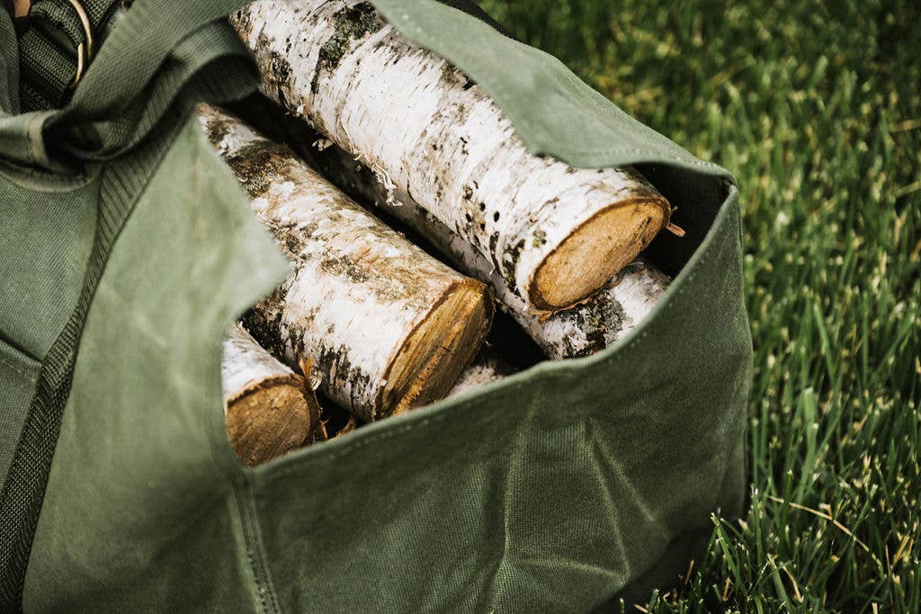 Mayhem & Mercy - Vente Tote bag – unisexe - Sac de transport pour bois de chauffage en toile cirée de qualité supérieure et fourre-tout3