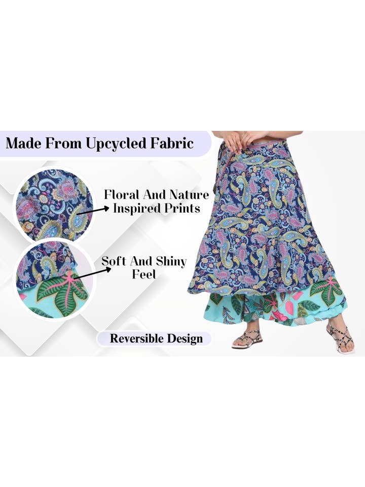 Wevez - Wholesale Skirt - Women's - Women Plus Size Magic Wrap Skirt Wholesale Mix lot BeachWear2