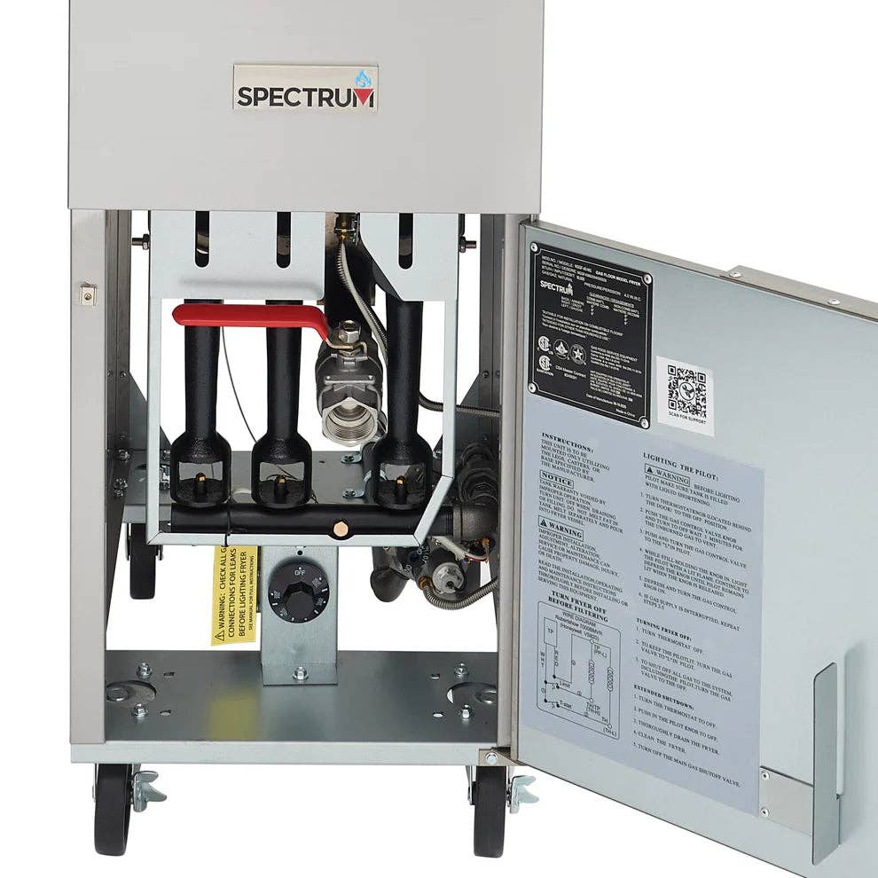 EcoQuality - Wholesale Kitchen Appliance - NGGF-40-NG to NGGF-70-NG, 3–5 Tube, Natural Gas/LP Spectrum™ Fryers, 40/50/70lb9