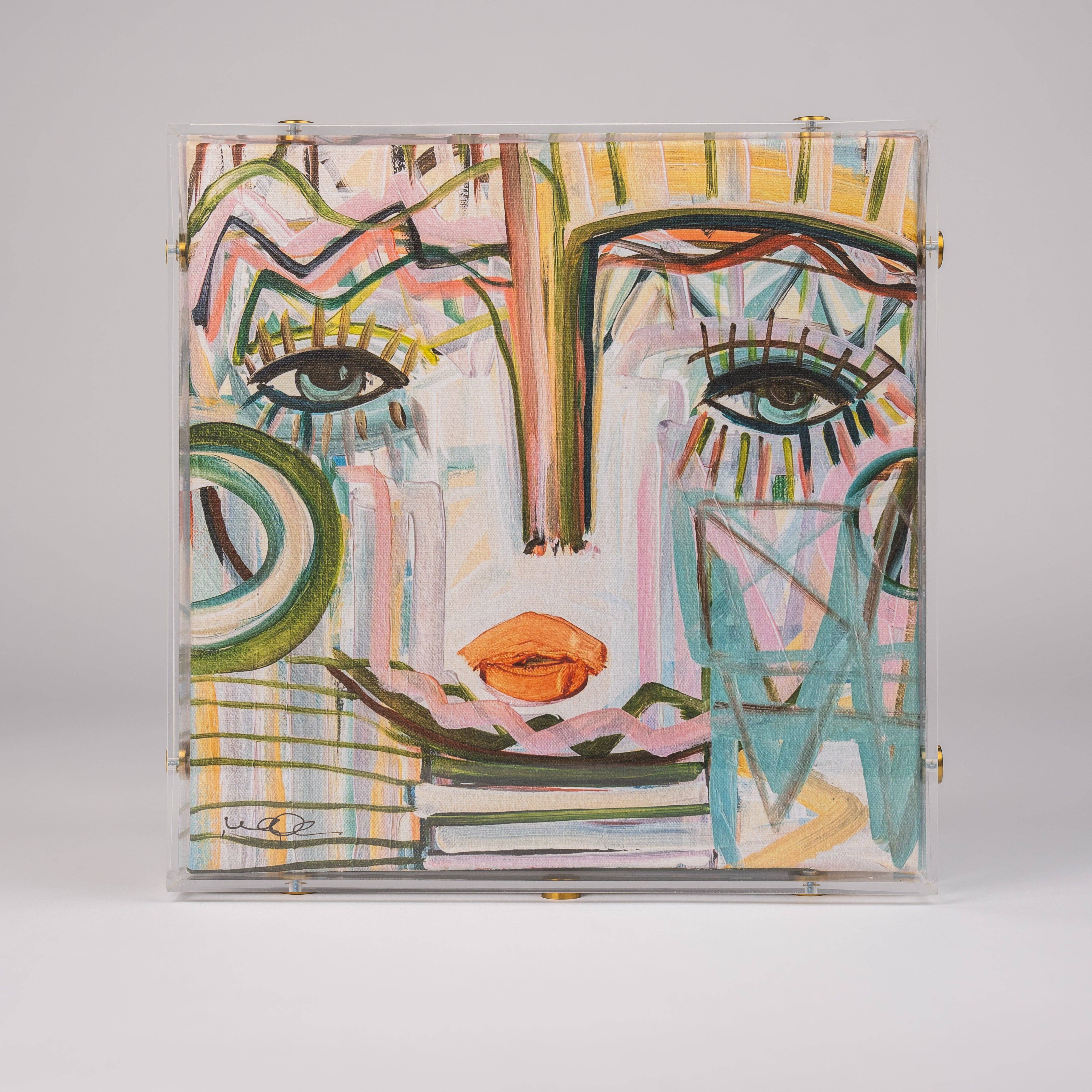 Windy O'Connor Art & Home - Vente Tableau/dessin - Acrylique Iron Rose1