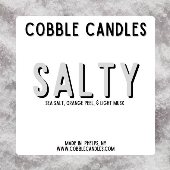 SALTY for wholesale by Cobble Candles