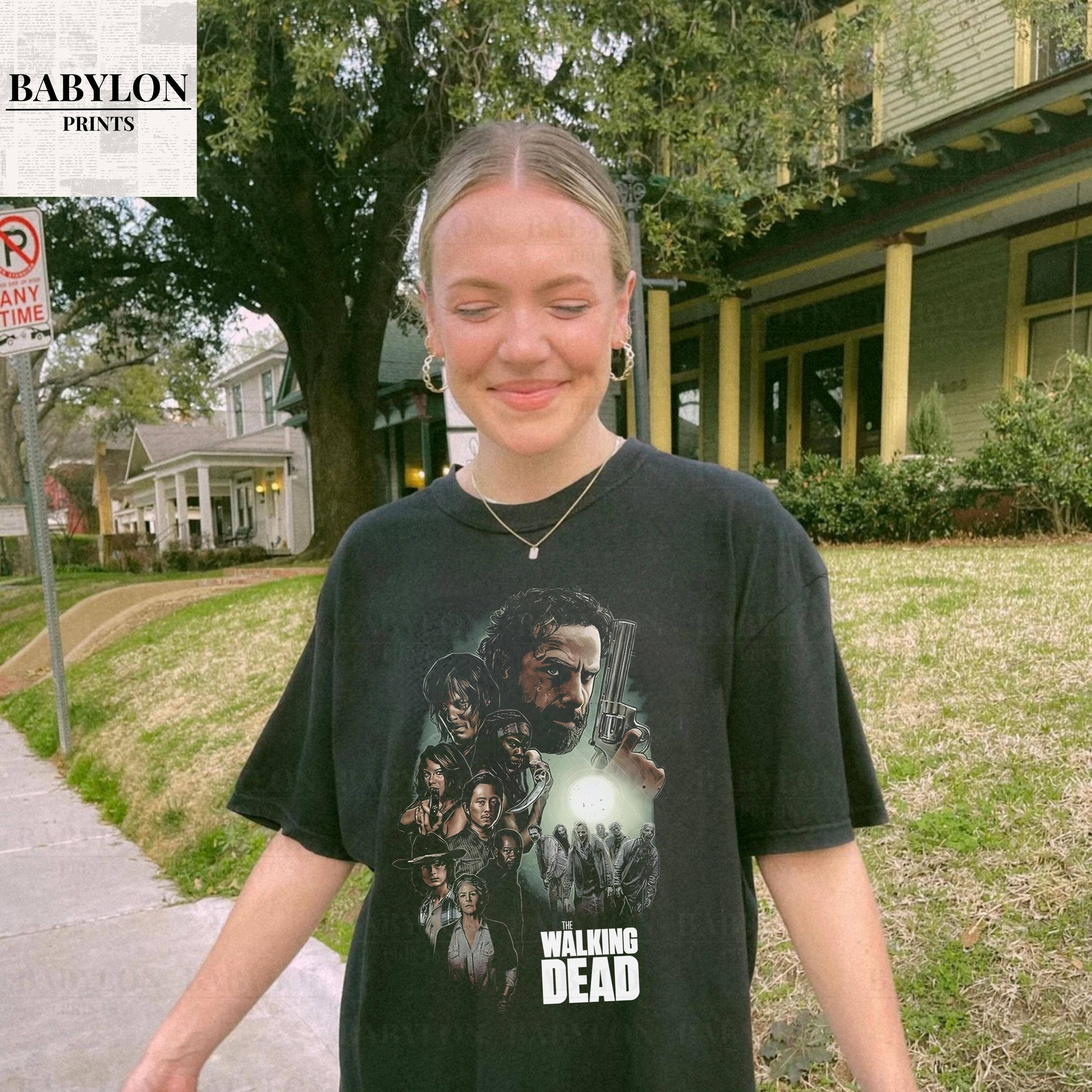TheKingShirt - Wholesale Graphic Sweatshirt - Women's - The Walking Dead Daryl Dixon, Rick Grimes, Glenn Maggie Rhee1
