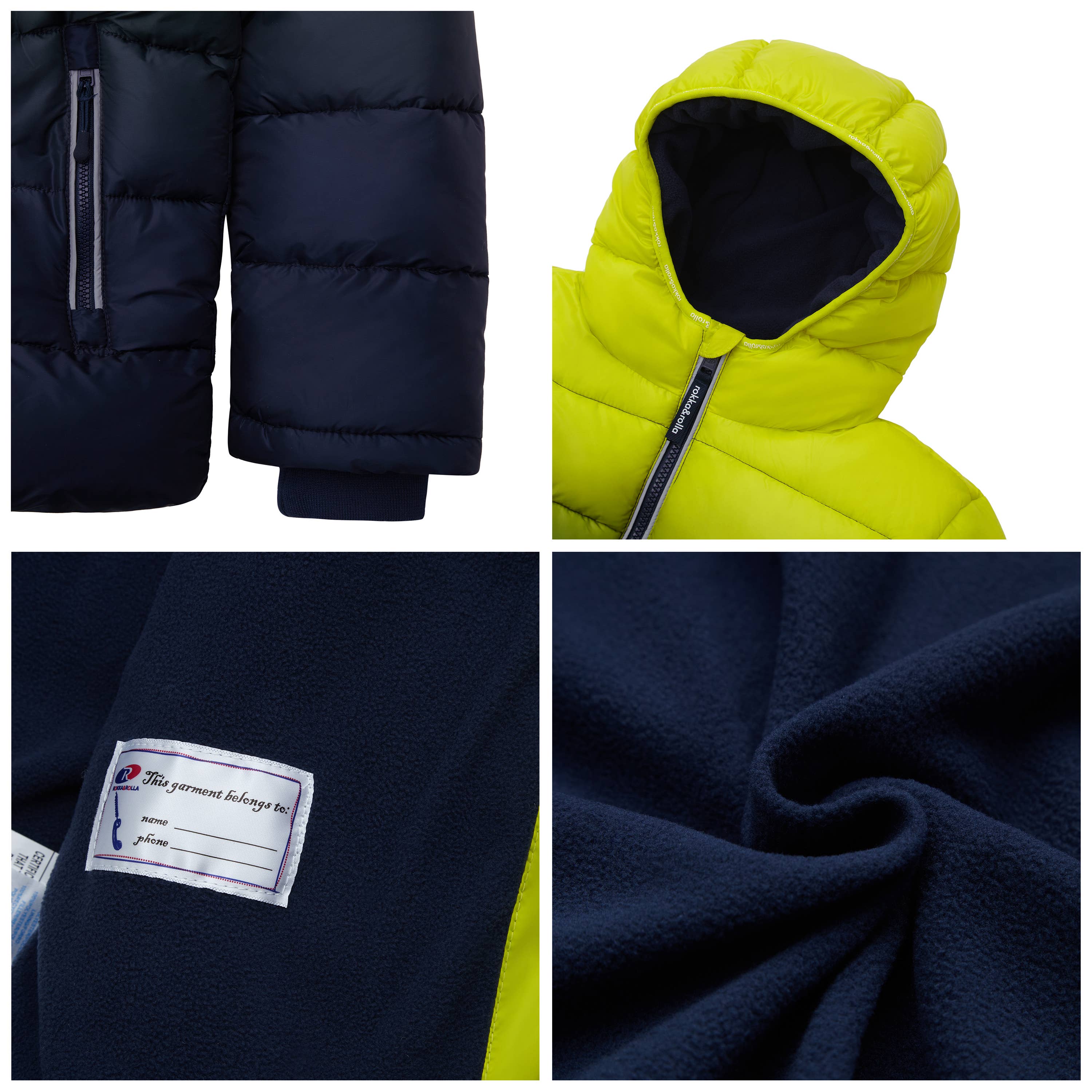 Rokka & Rolla - Wholesale Puffer Jacket - Kids - Boys' Heavy Winter Puffer Coat Bubble Jacket53