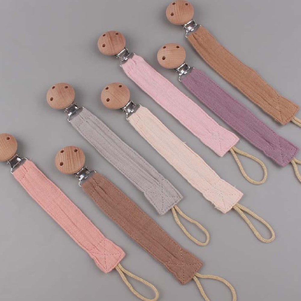 Annie & Charles - Wholesale Pacifier Clip - Baby - Annie&Charles® organic cotton pacifier chain10