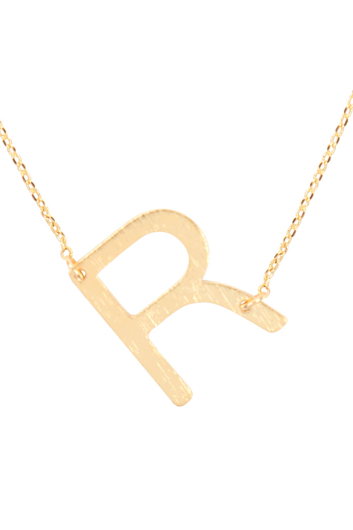 MYS Wholesale Inc - Wholesale Pendant/Charm Necklace - Initial Rough Finish Chain Necklace48