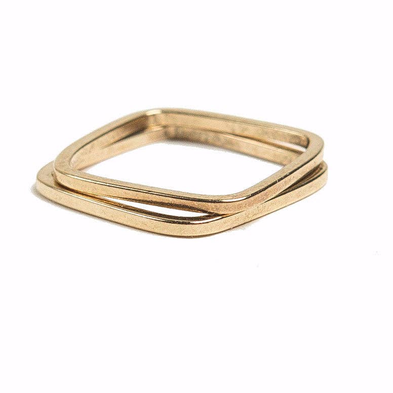 Tilly Doro - Wholesale Band/Stacked Ring - Square Ring0
