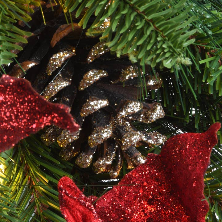 National Tree Company - Wholesale Bunting/Garland - 9 ft. Pre-Lit Decorative Collection Garland with Clear Lights, Plug-In4