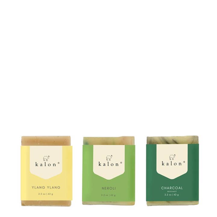 Mini trio de savon de voyage n°2 pour la vente par Kalon