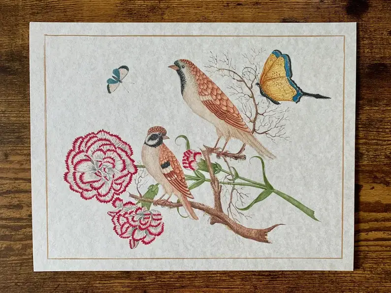 Magnifique Hearts – Großhandel Kunstdruck – Ornithologisch schöne botanische Vogeldrucke 6