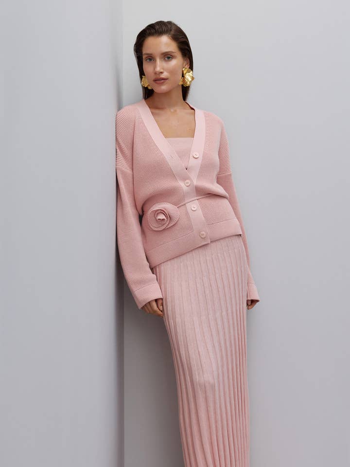 Nenya Fashion Limited – wholesale Kofta - Dam – Monki Ribbstickad Cardigan Lorin0