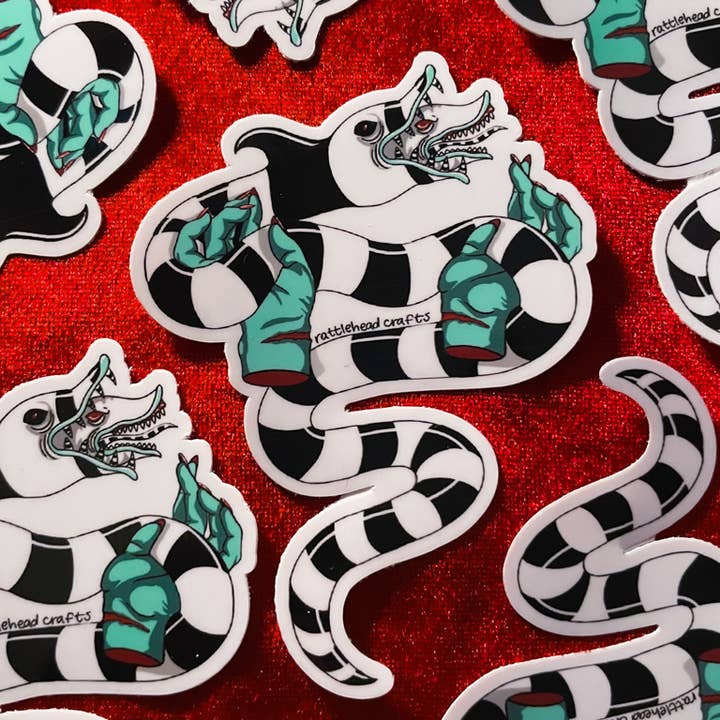 Rattlehead Crafts - Wholesale Sticker - Sandworm Sticker