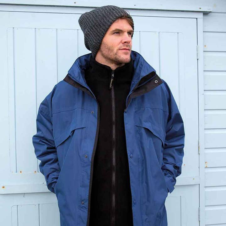 Result - 3-in-1 Waterproof Zip and Clip Fleece Lined Jacket and other Purchase Wholesale polyester taffeta fabric. Free Returns & Net 60 Terms on Faire trending on Faire.