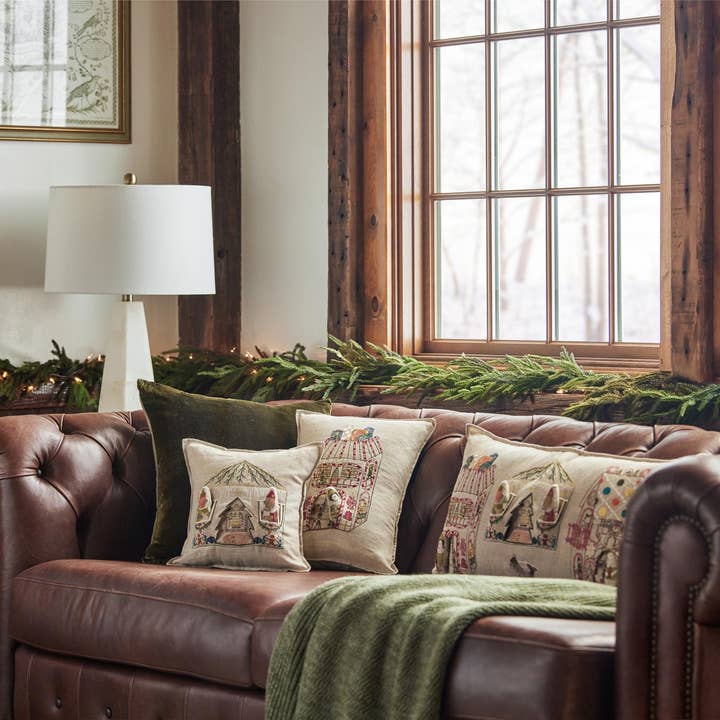 Coral & Tusk - Wholesale Throw/Decorative Pillow - North Pole Santa's House Pocket Pillow