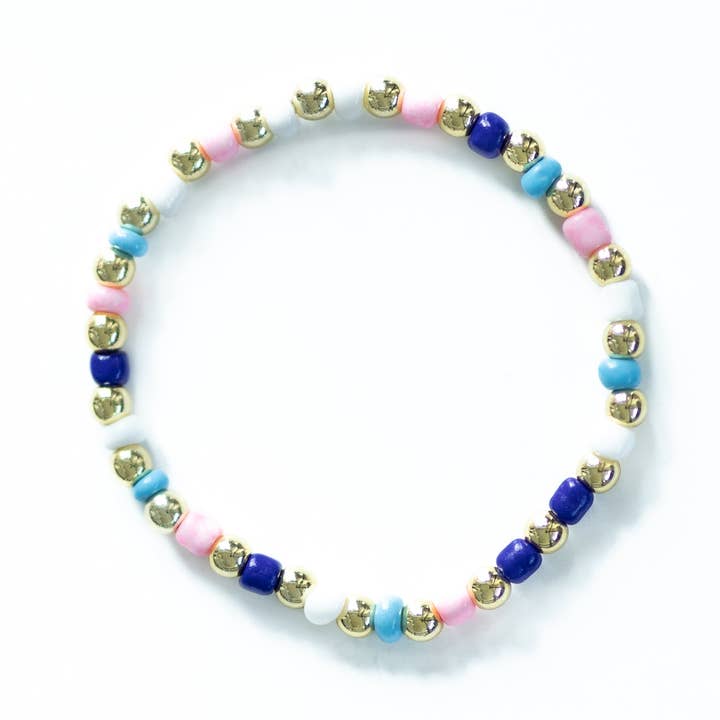 Coco's Beads and Co - Wholesale Beaded Bracelet - The Rainbow Lucy0