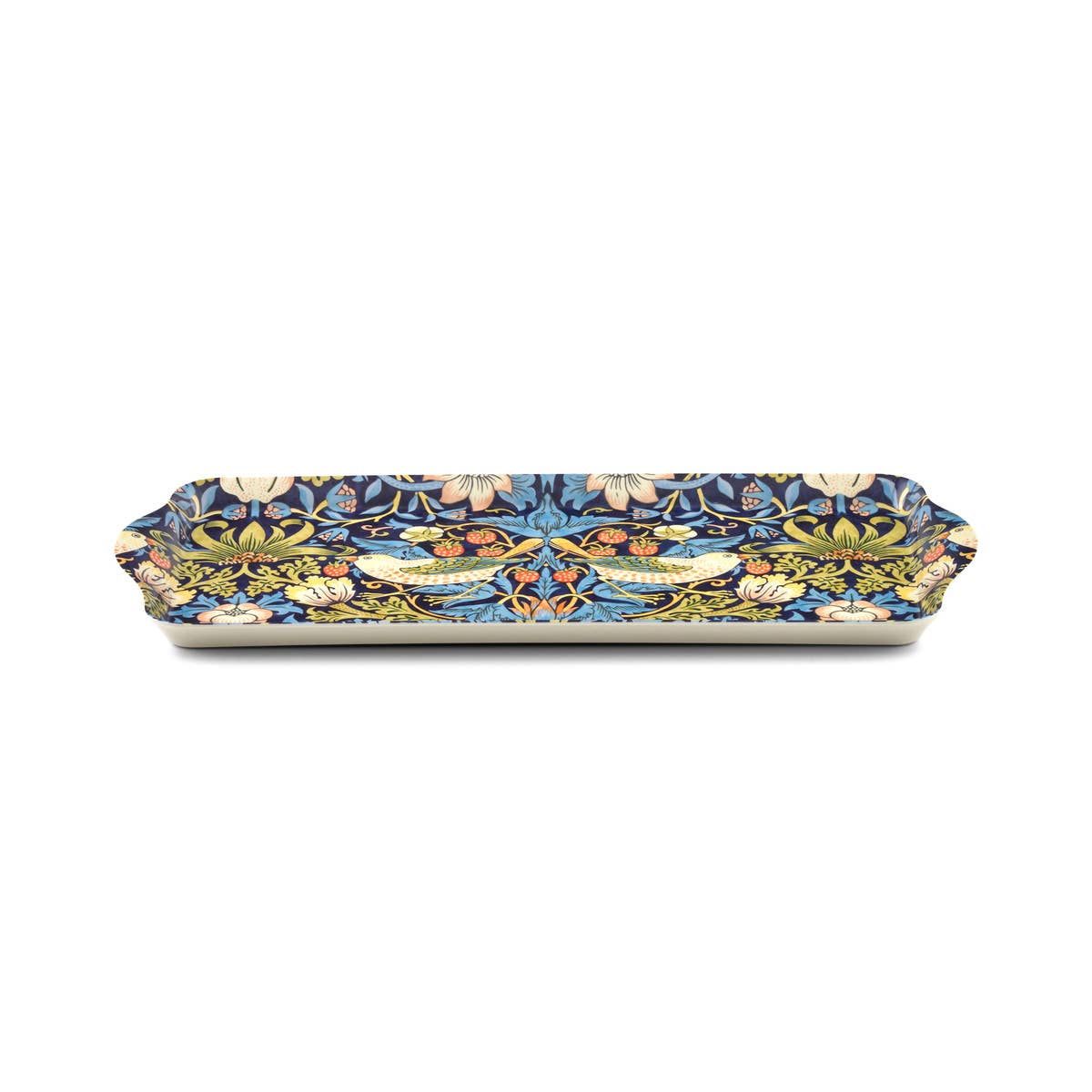Portmeirion, Spode, Pimpernel, Nacthmann, Wrendale Designs - Wholesale Serving Tray - Strawberry Thief Blue by Morris & Co Melamine Sandwich Tray3