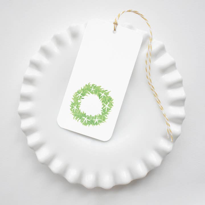 Starfish Wreath Tags for wholesale by Sara Fitz