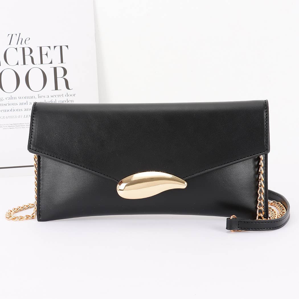 3AM BY H&D ACCESSORIES - Wholesale Clutch Bag - Women's - Vegan Leather Envelope Clutch Bag0