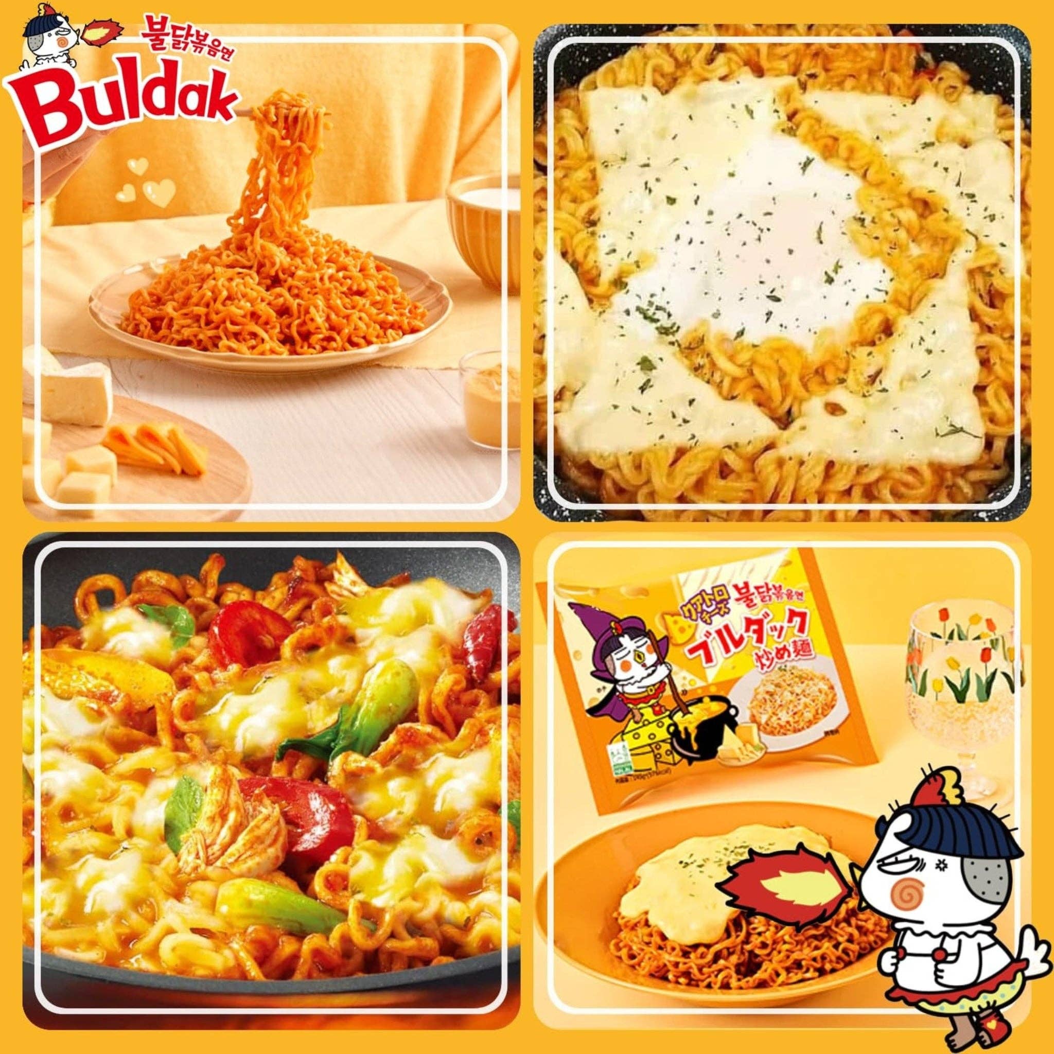 utoppa GmbH - Venta al por mayor Ramen - Samyang Buldak Quattro Cheese Ramen 140 g2