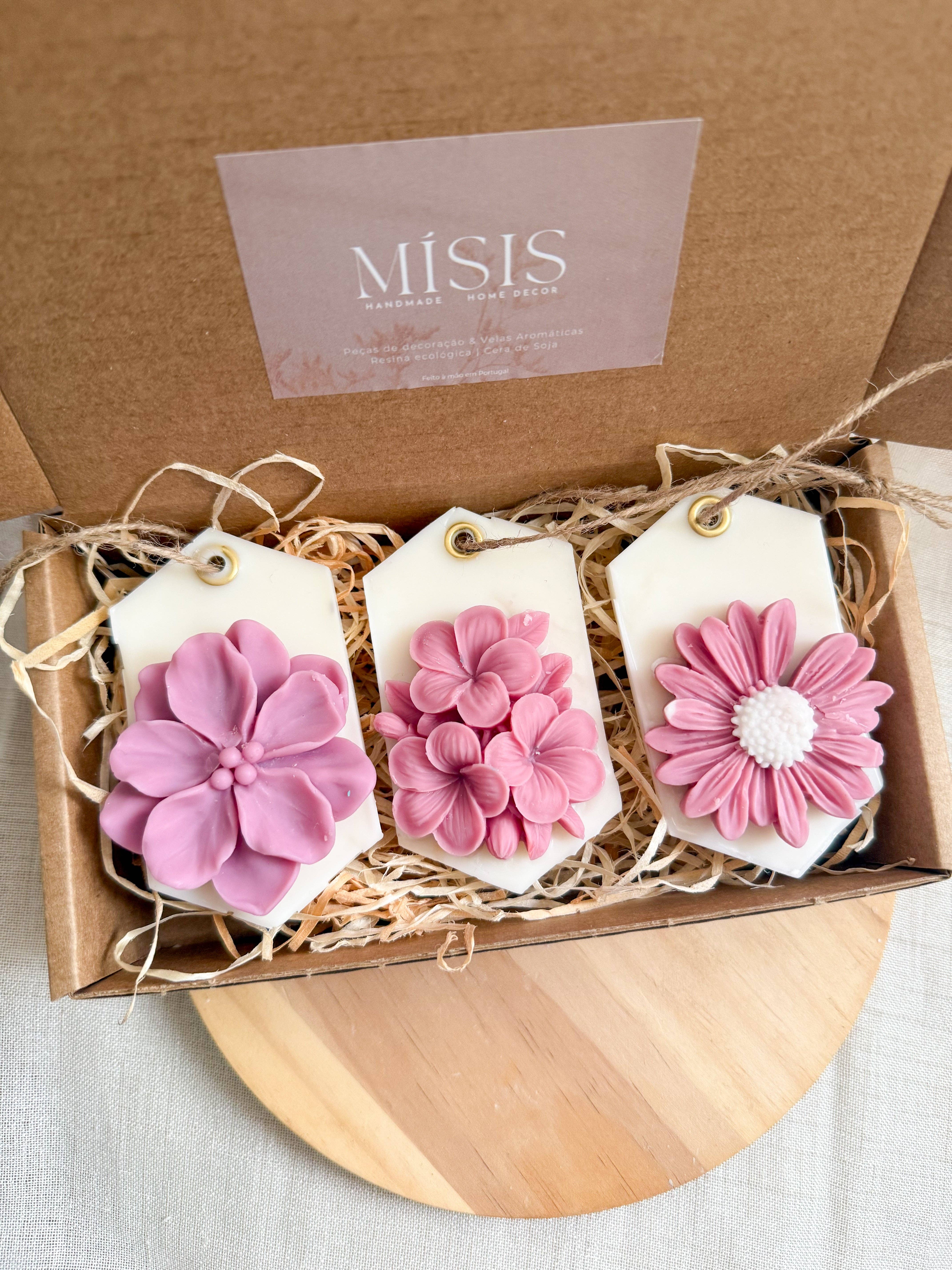 Mísis Handmade Home decor – Großhandel Schmelzwachs – Geschenkbox | Blumen1