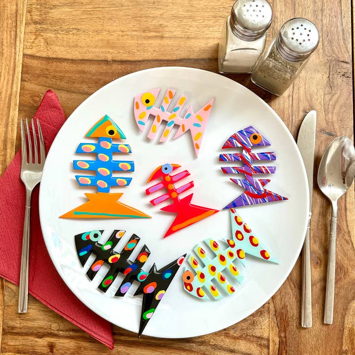 Cuccia Co. – wholesale Magnet – Friends fiskmagneter, färgmix1