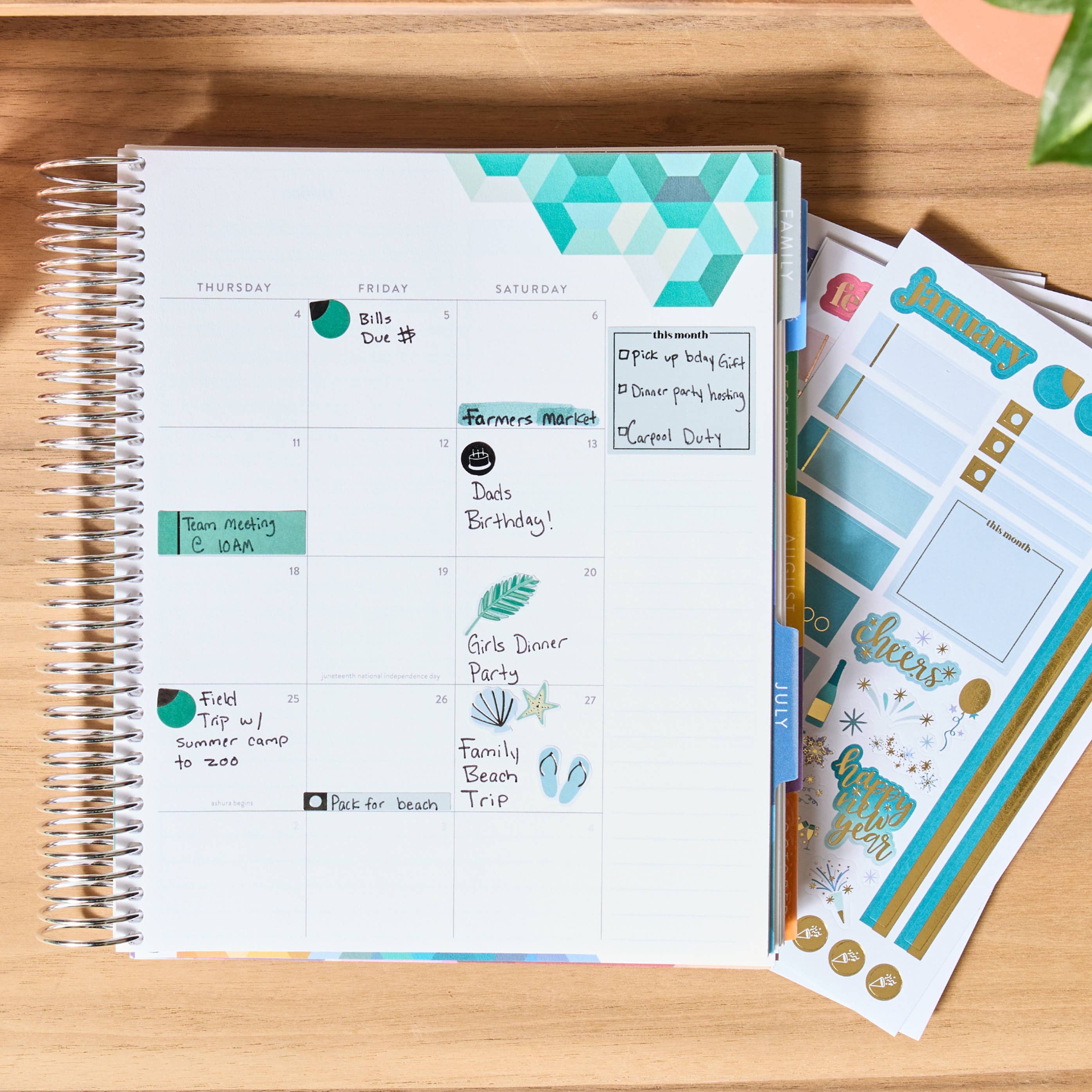 Erin Condren Design - Wholesale Sticker - Monthly Sticker Book - Edition 113