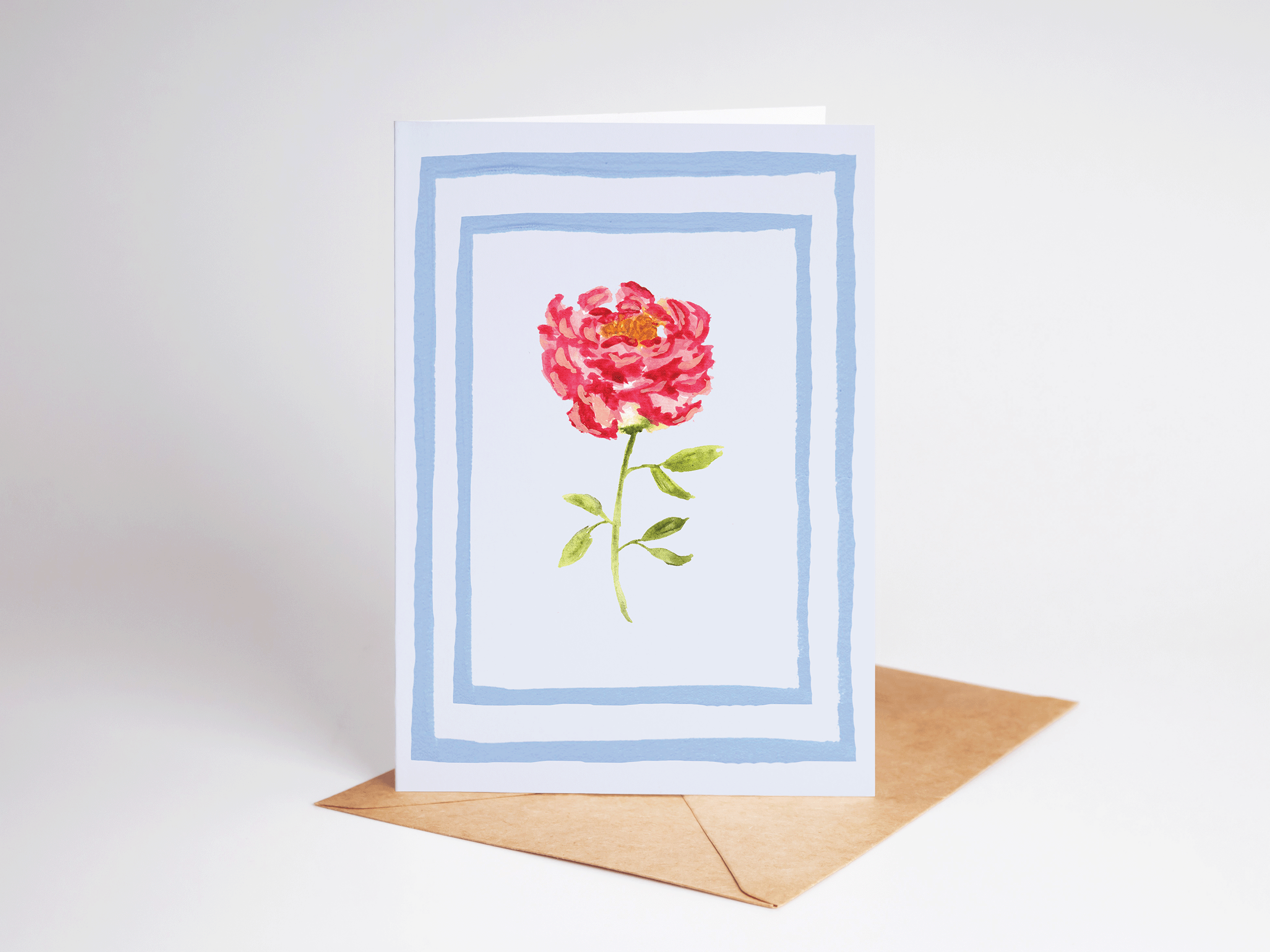 The Shelley Society - Wholesale Everyday Greeting Card - Precious Peony Flower Appreciation Friends Greeting Card2