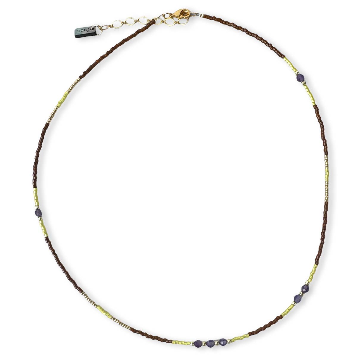 Jazu Jewellery – Colar com abas por atacado – Colares com contas e pedras semipreciosas7