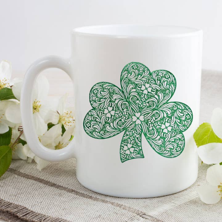 Caneca de café do dia de São Patrício por atacado de Dazzle Design Diva