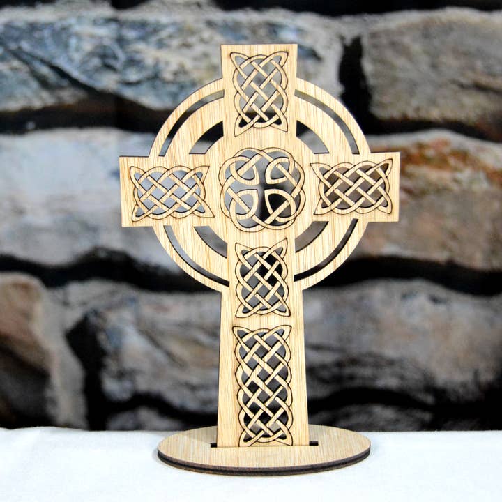 Celtic Cross, Irish style decoration for wholesale by Tawny Barn