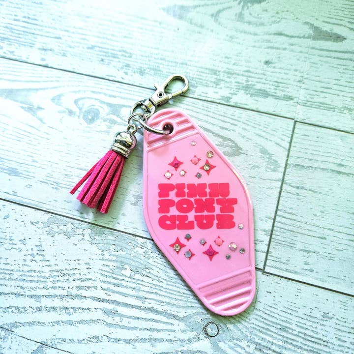 ShesSoCrafty Goods - Wholesale Keychain - Women's - Pink Pony Club Motel Keychain6