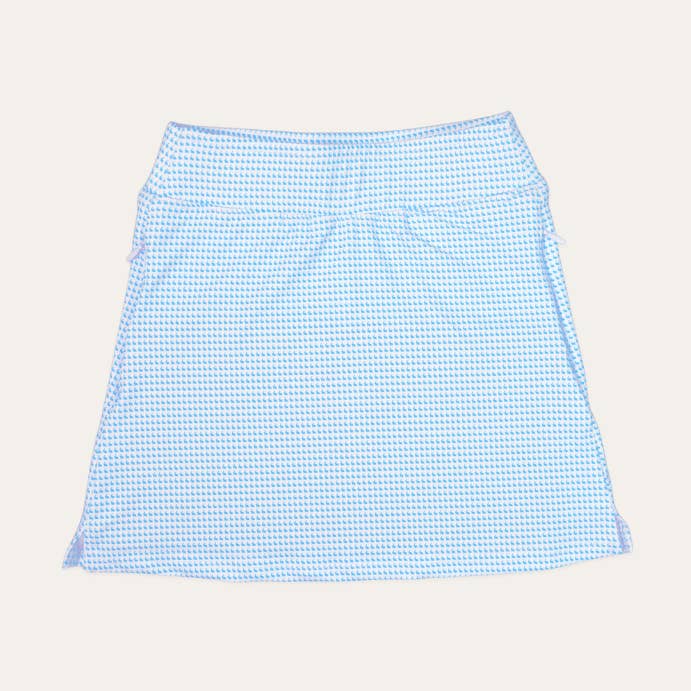 La falda pantalón Performance Print - Edición Hare: Azul Harbor para venta al por mayor de Foxden Fairways