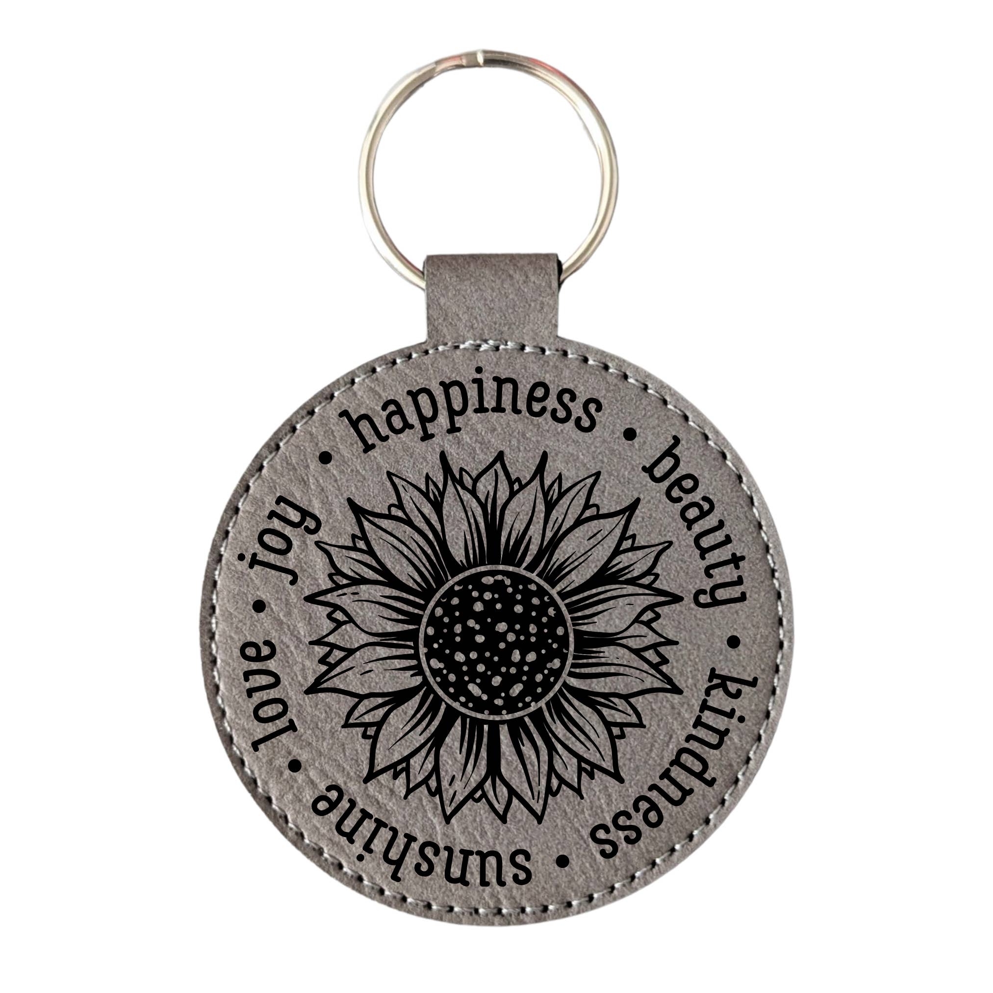 Rosefire - Venta al por mayor Llavero - Mujer - Llavero de Positividad con Girasol Adorable0