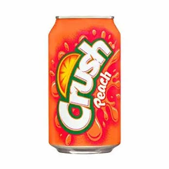 Echo Sales Canada - Wholesale Soda/Carbonated Drink - Crush Peach Soda, 12 fl oz, 12 pack0