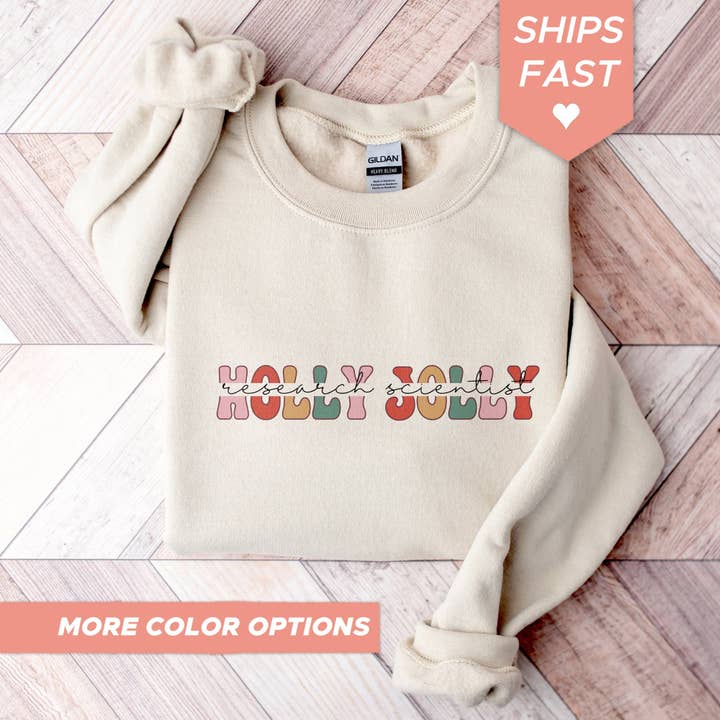 Pull de Noël pour thérapeute : Funny Mental Health pour la vente par PositiveParty