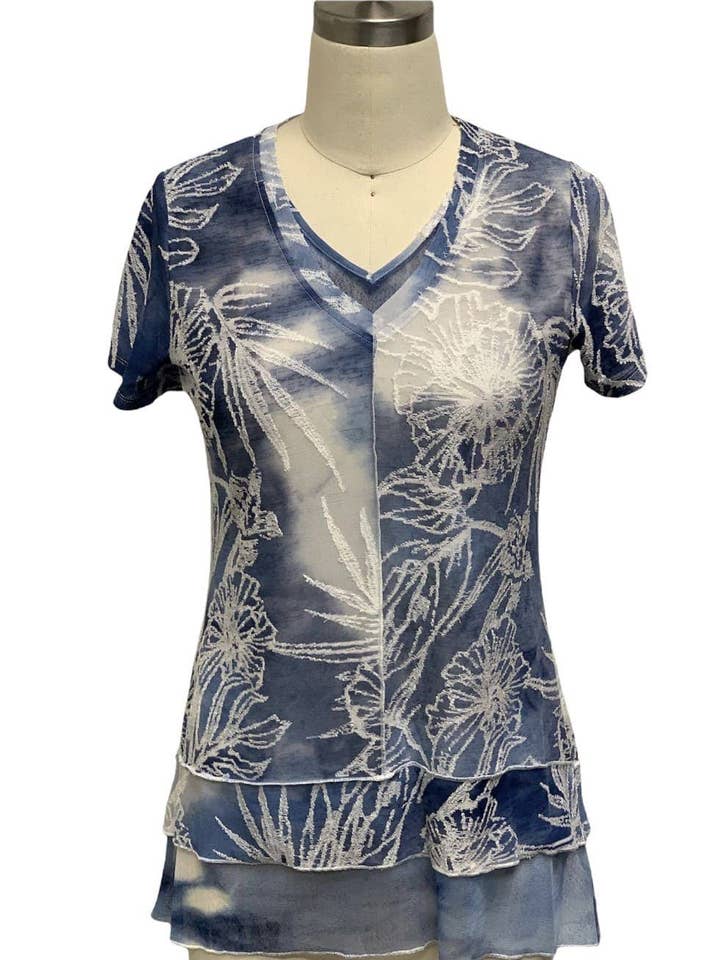 Women's Half Sleeve Tops (KV2220) for wholesale by Kamana