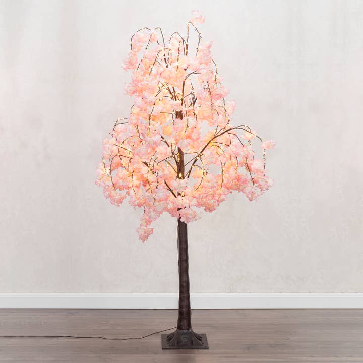 The Gerson Companies - Wholesale Artificial Flowers - Discount 5'H Electric Lighted Pink Cherry Tree w/ 256L WW Mi
