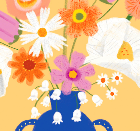 Carolyn Suzuki - Vente Carte pour la fête des Mères - Carte de fête des Mères PRINTEMPS2