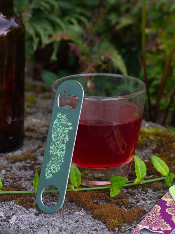 Flaschenöffner aus gemahlener Zeder für den Großhandel von Solstice Handmade