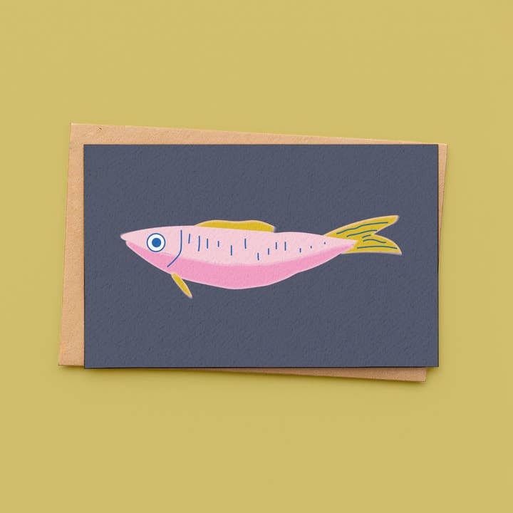 Fish Mini Card Set for wholesale by Via Luma