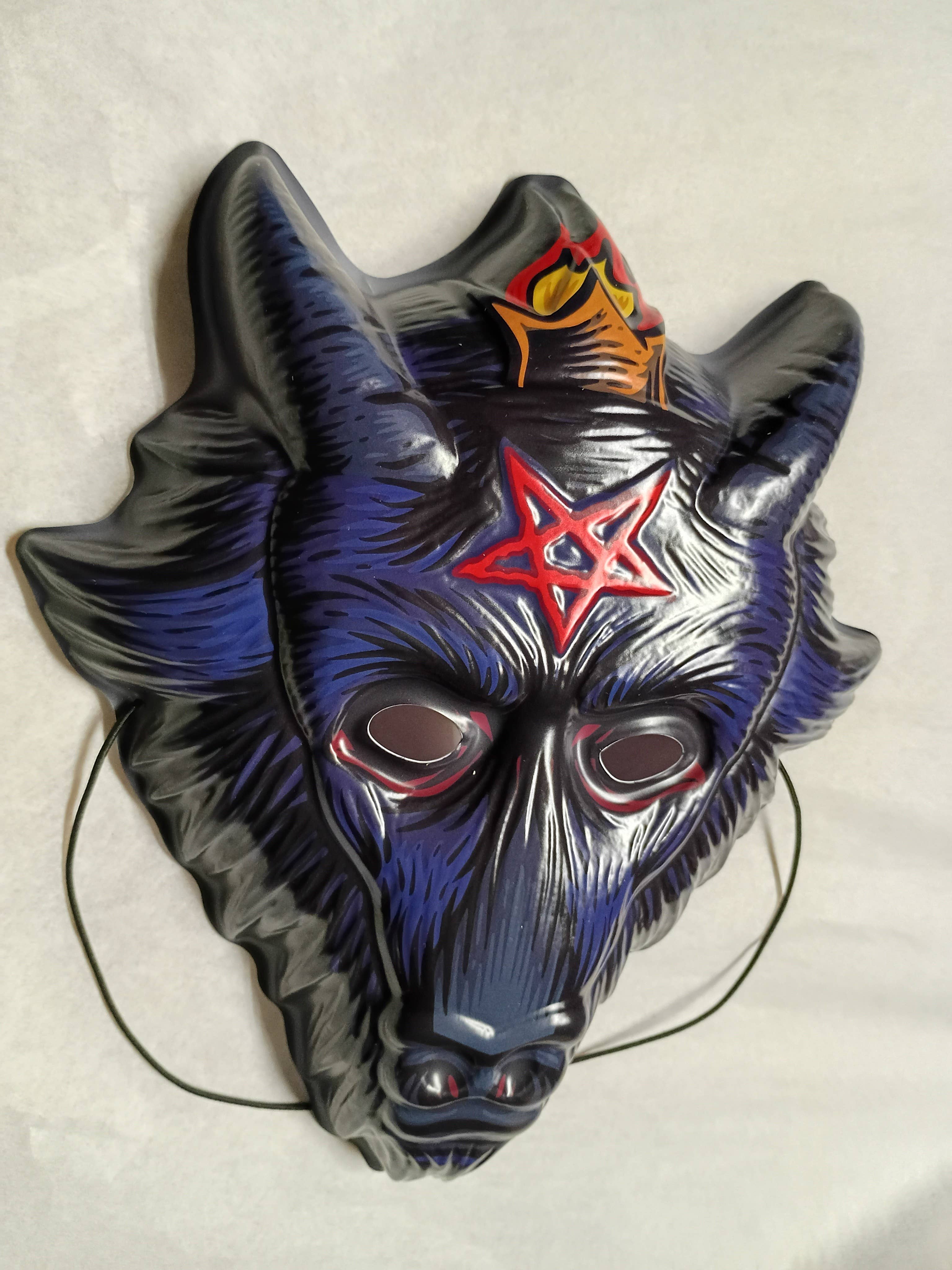GOBLINHAUS – wholesale Costume – Unisex – GOBLINHAUS Masks “Baphomask” retro Halloween Baphomet mask1