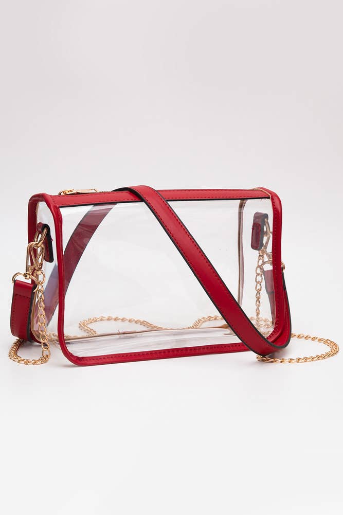 Hana – wholesale Crossbody bag – Women's – Clear Rectangle Stadium Concert Crossbody Bag11