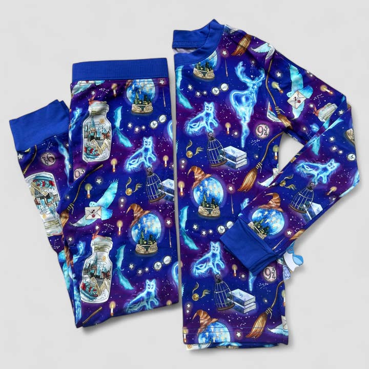 Wizard 2 bamboo 2 piece set pjs for wholesale by CEDDY & RIA